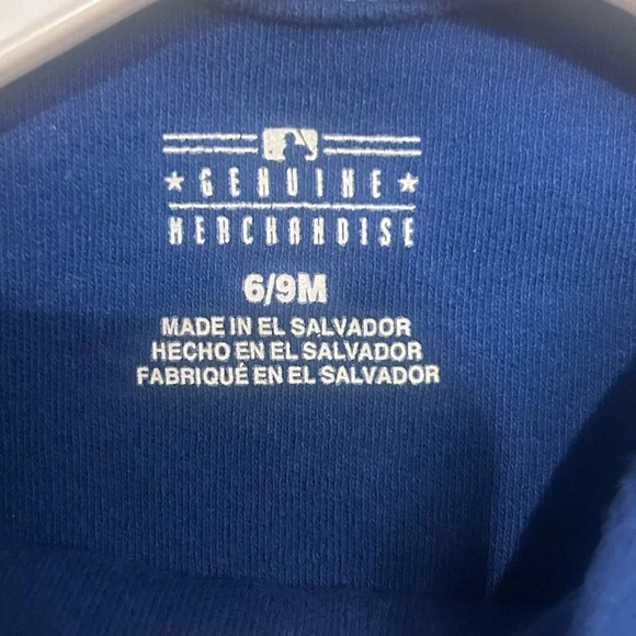 🐻 Bundle of 3 Chicago Cubs Baby Onesies – Size 6-9M | MLB Genuine Merchandise - Picture 7 of 10